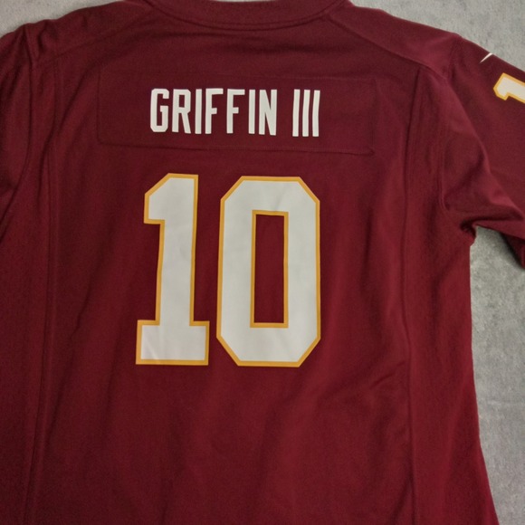 Nike‎ NFL Redskins Griffin III #10 Jersey Burgundy Size XL Football - Picture 6 of 8
